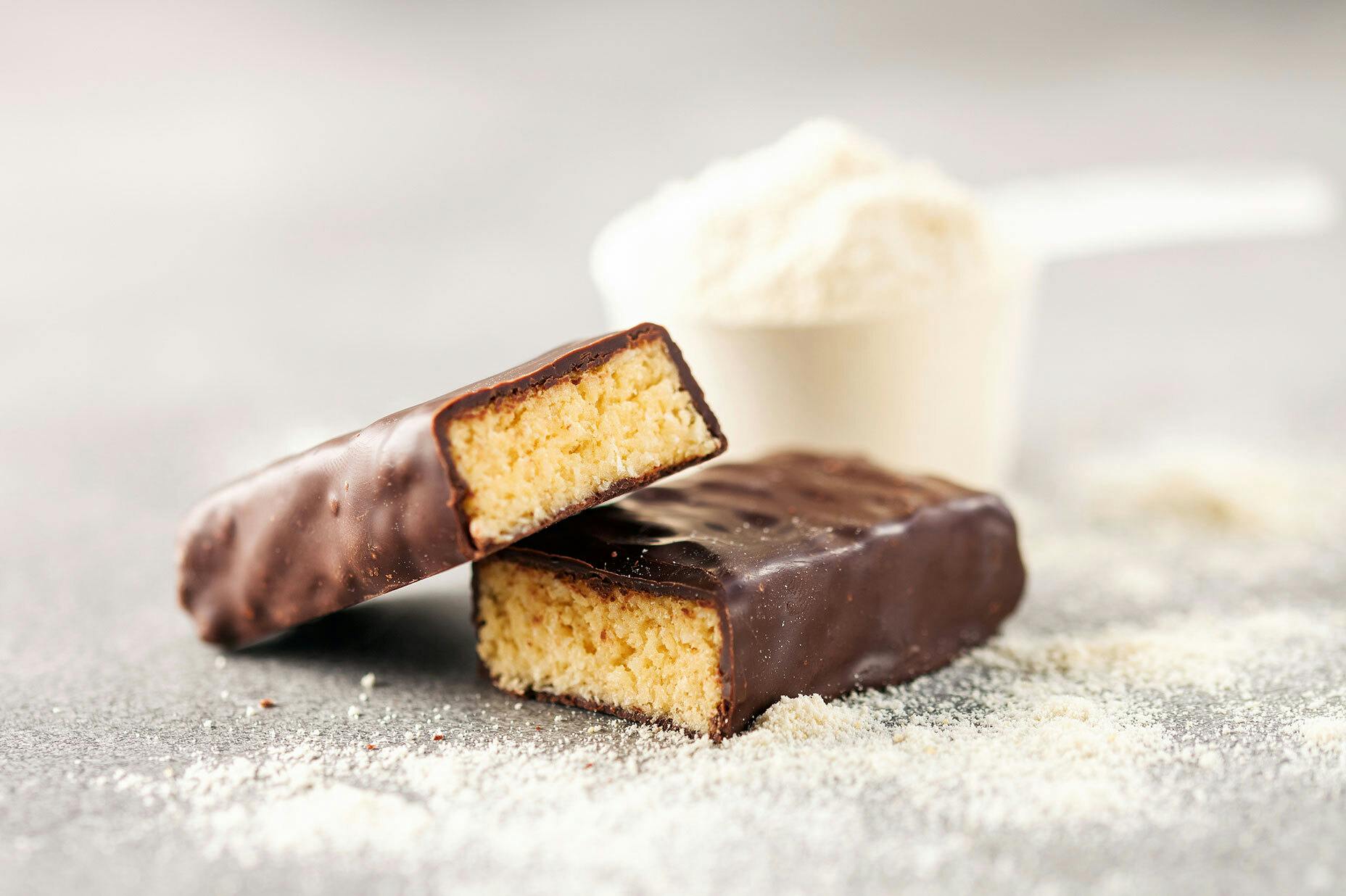 no-bake peanut butter & vanilla ISO100 protein bars recipe