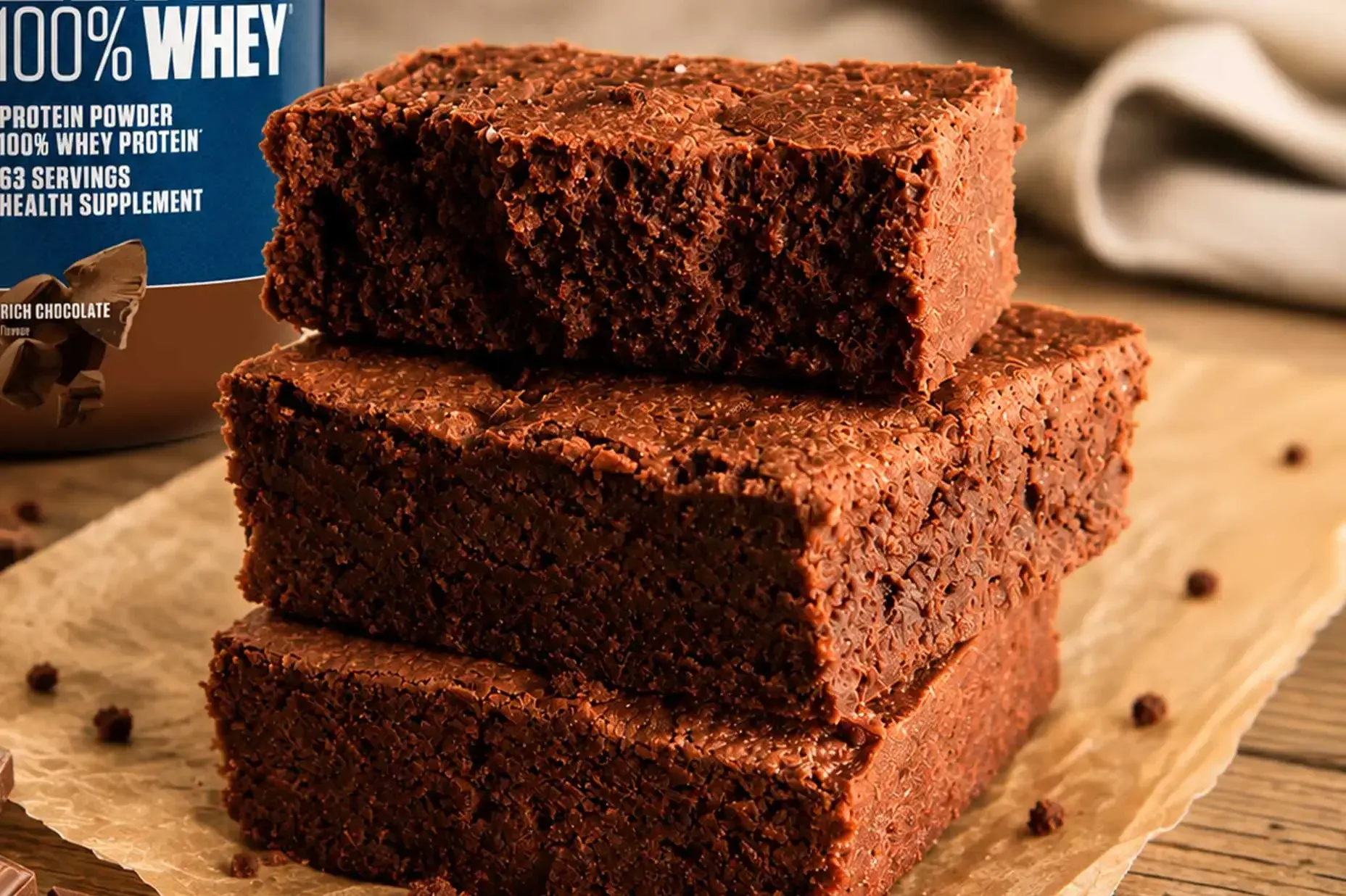 Three Ingredient Protein Brownie Ft Elite 100 Whey Rich Chocolate Blog