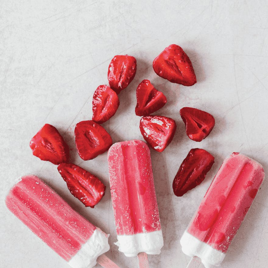 strawberry protein popsicle recipe