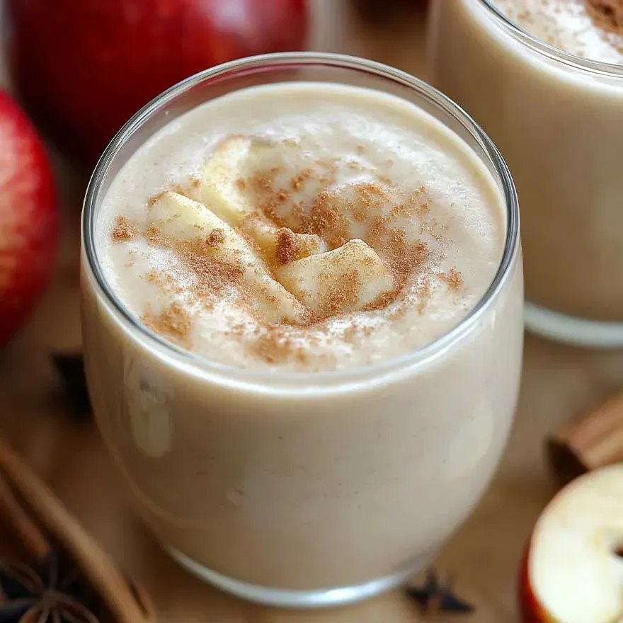 Cinnamon apple protein smoothie