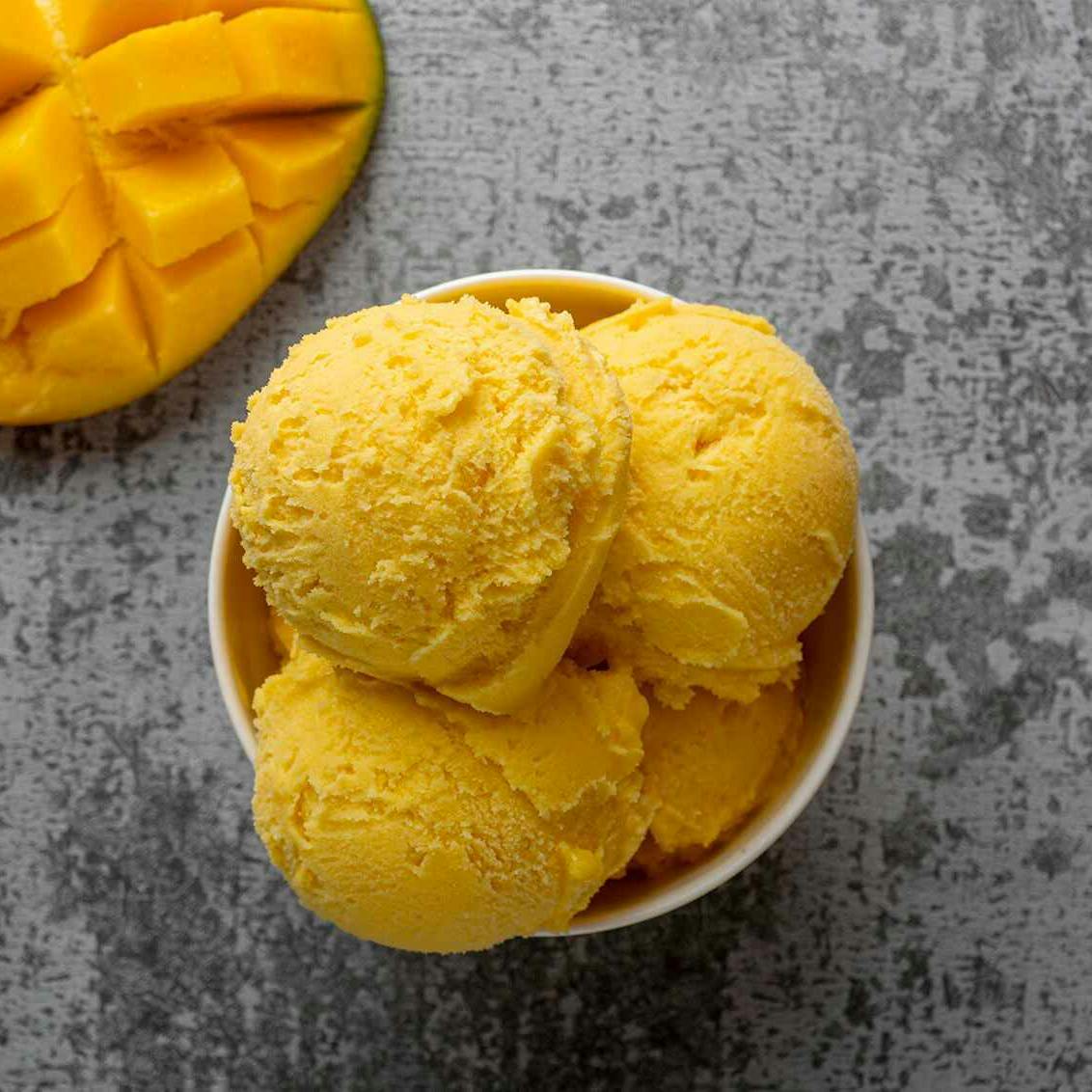 fresh mango ice cream recipe