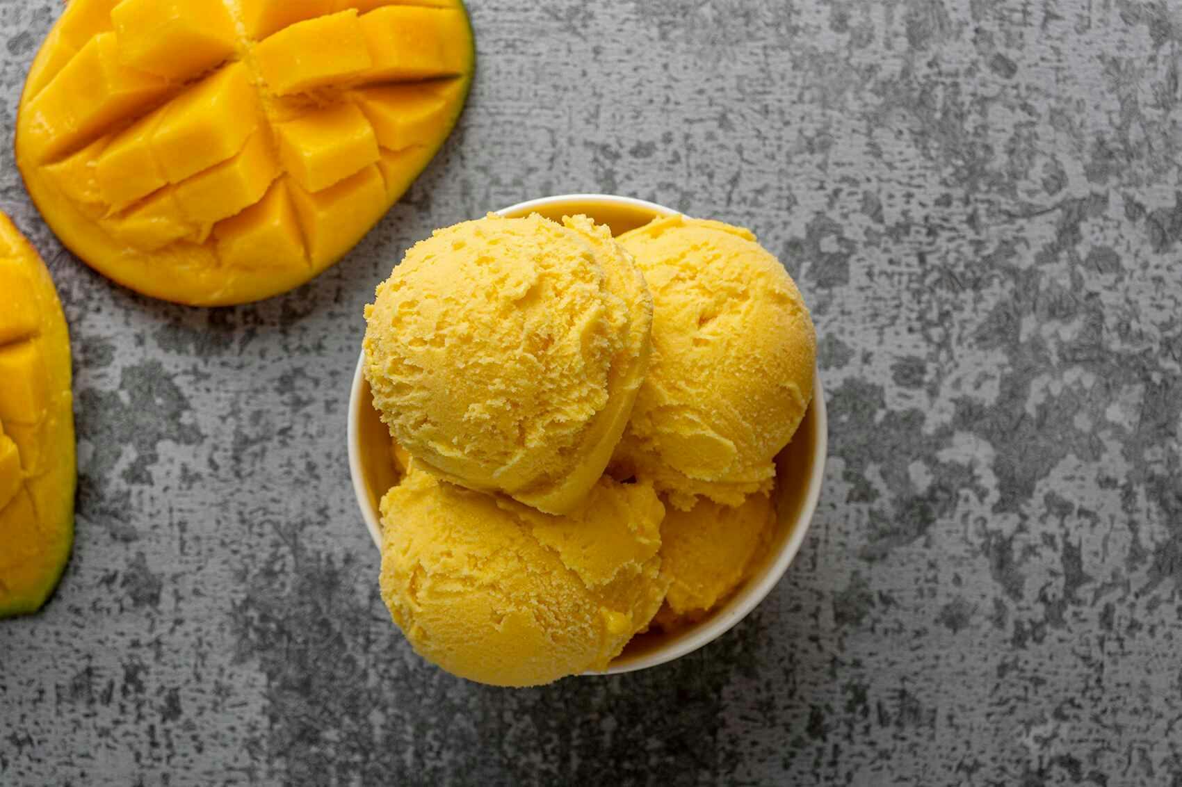 fresh mango ice cream recipe