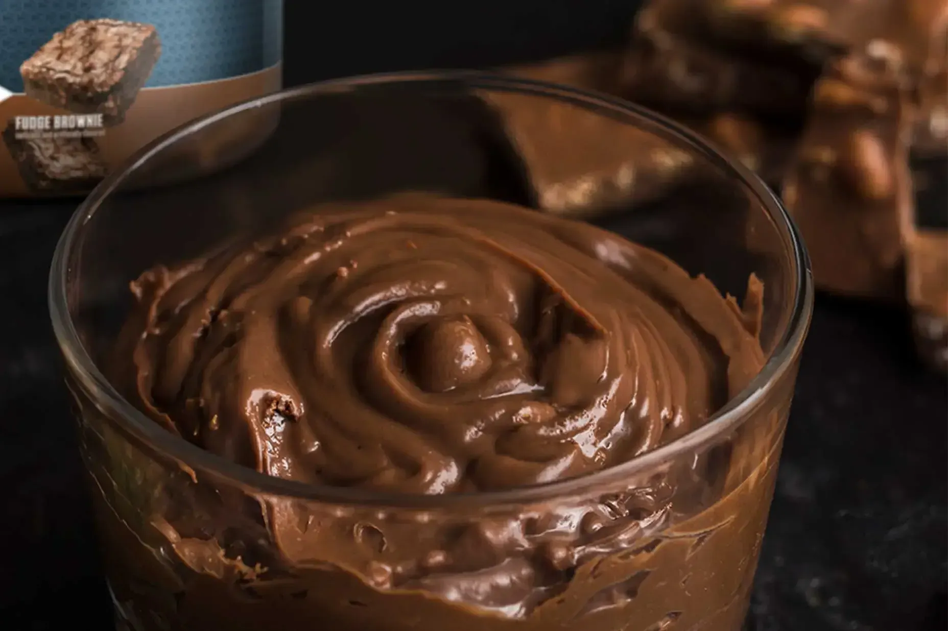 Fudgy Dip featuring ISO100 Fudge Brownie Blog