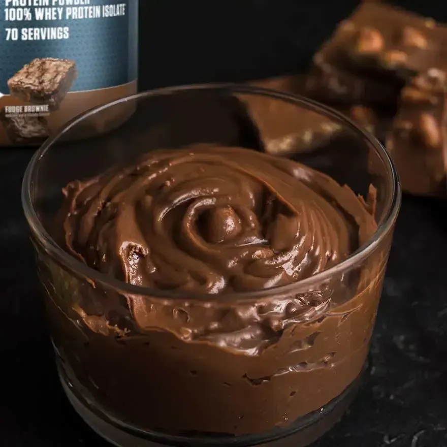 Fudgy Dip featuring ISO100 Fudge Brownie Blog