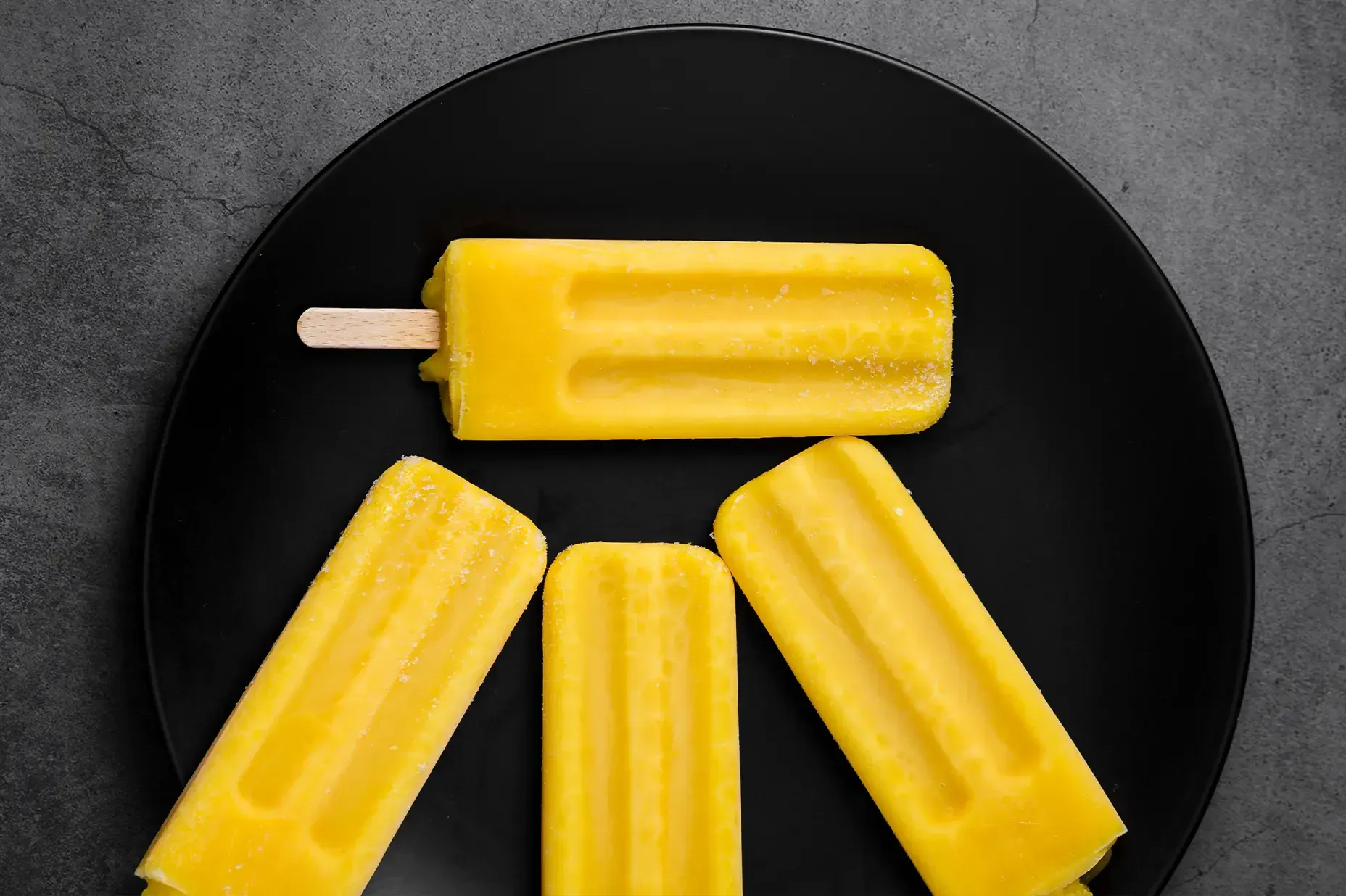 Mango Cream Protein Popsicle