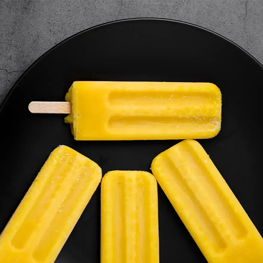 Mango Cream Protein Popsicle