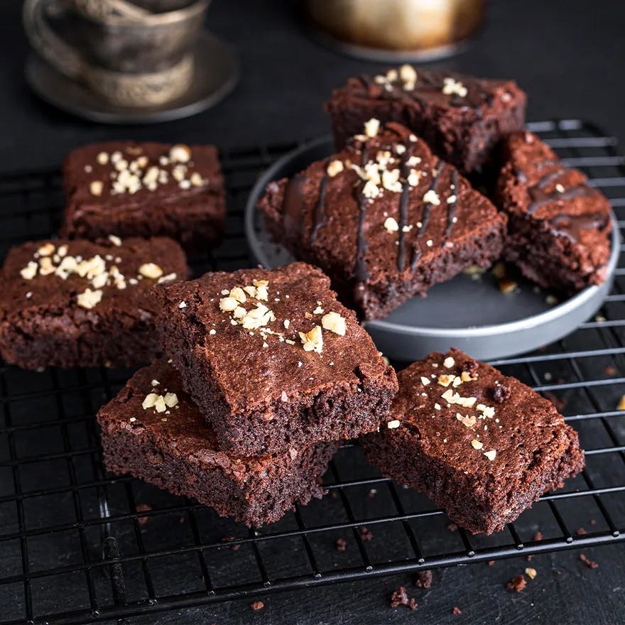 No Bake Gluten Free Protein Brownies