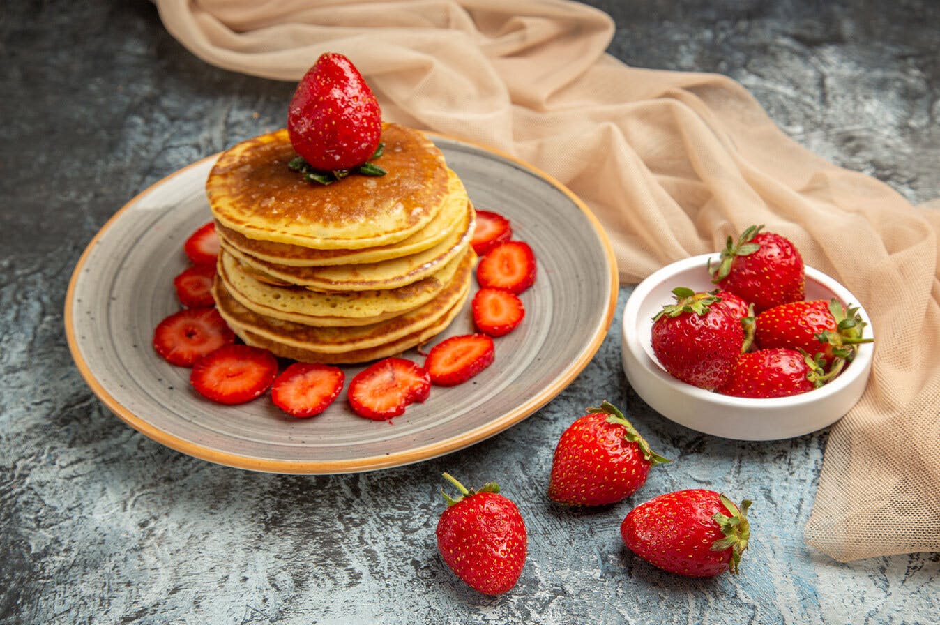 strawberry protein pancakes recipe