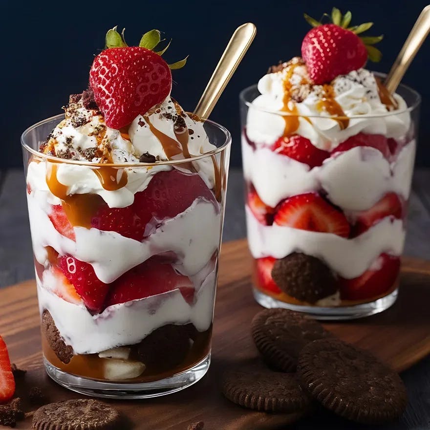 Strawberry Protein Parfait