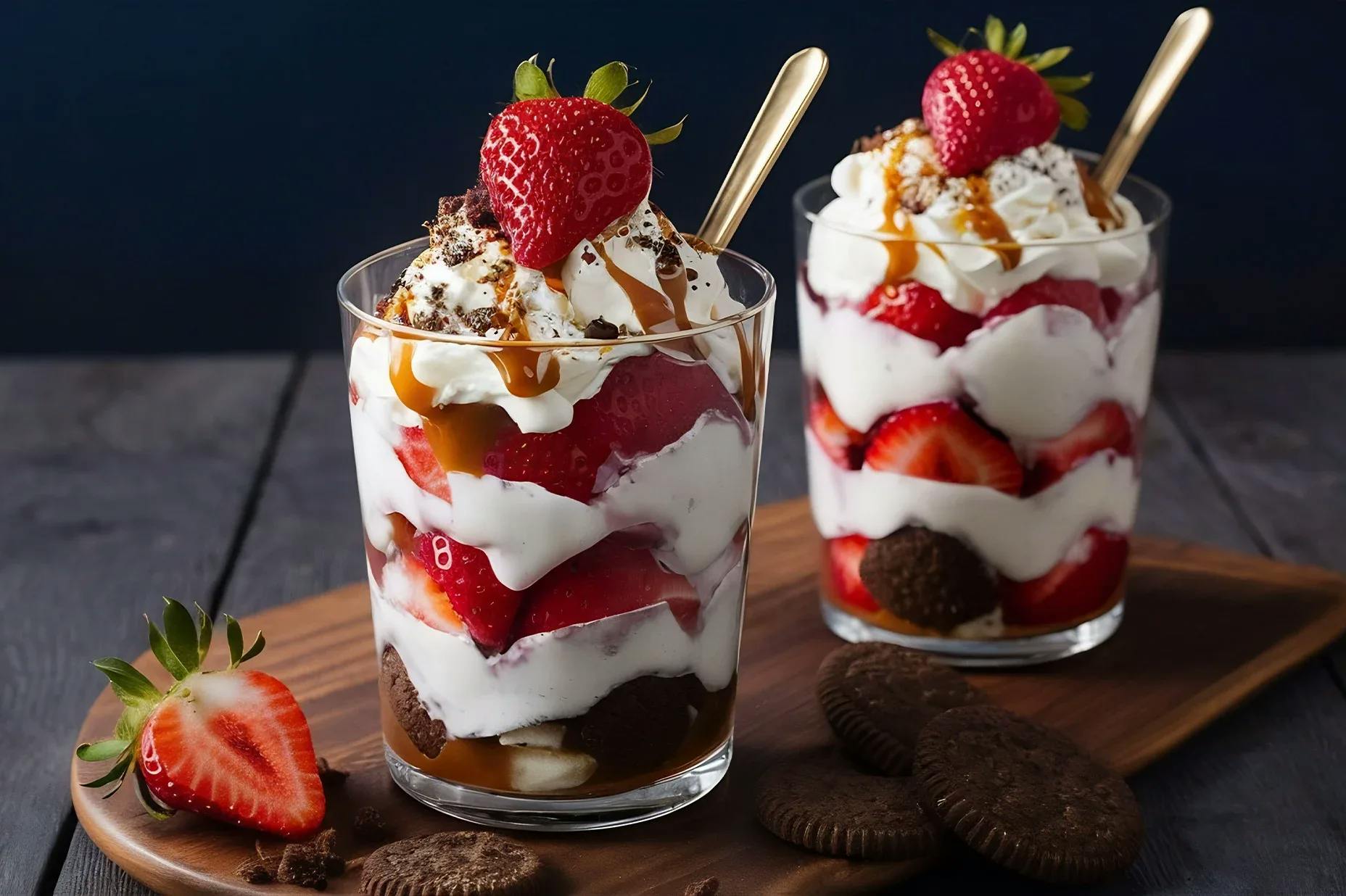 Strawberry Protein Parfait