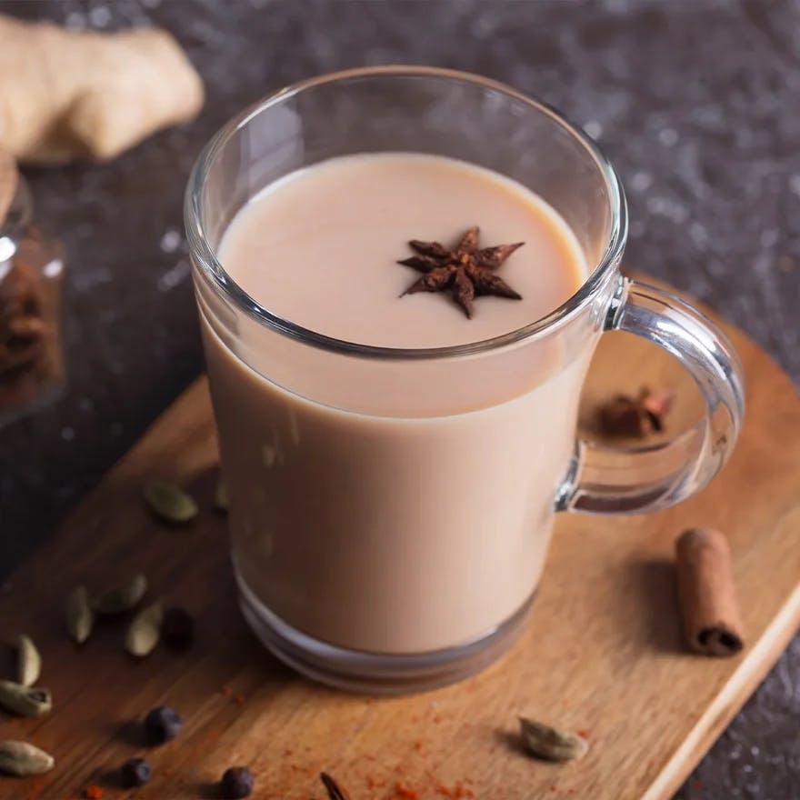 whey infused spiced protein tea latte recipe