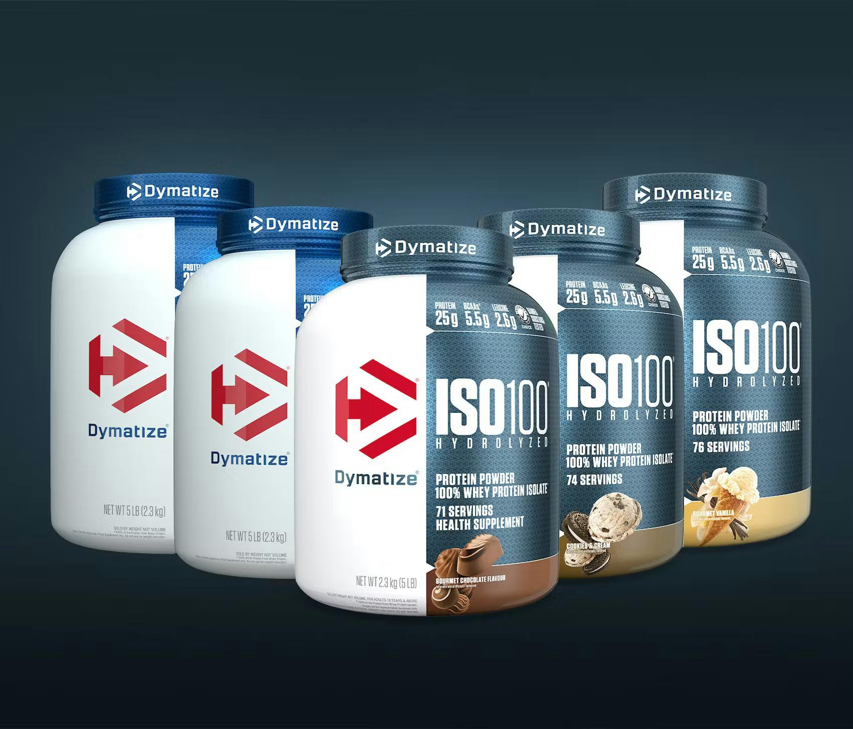 Dymatize iso 100 Line up Products