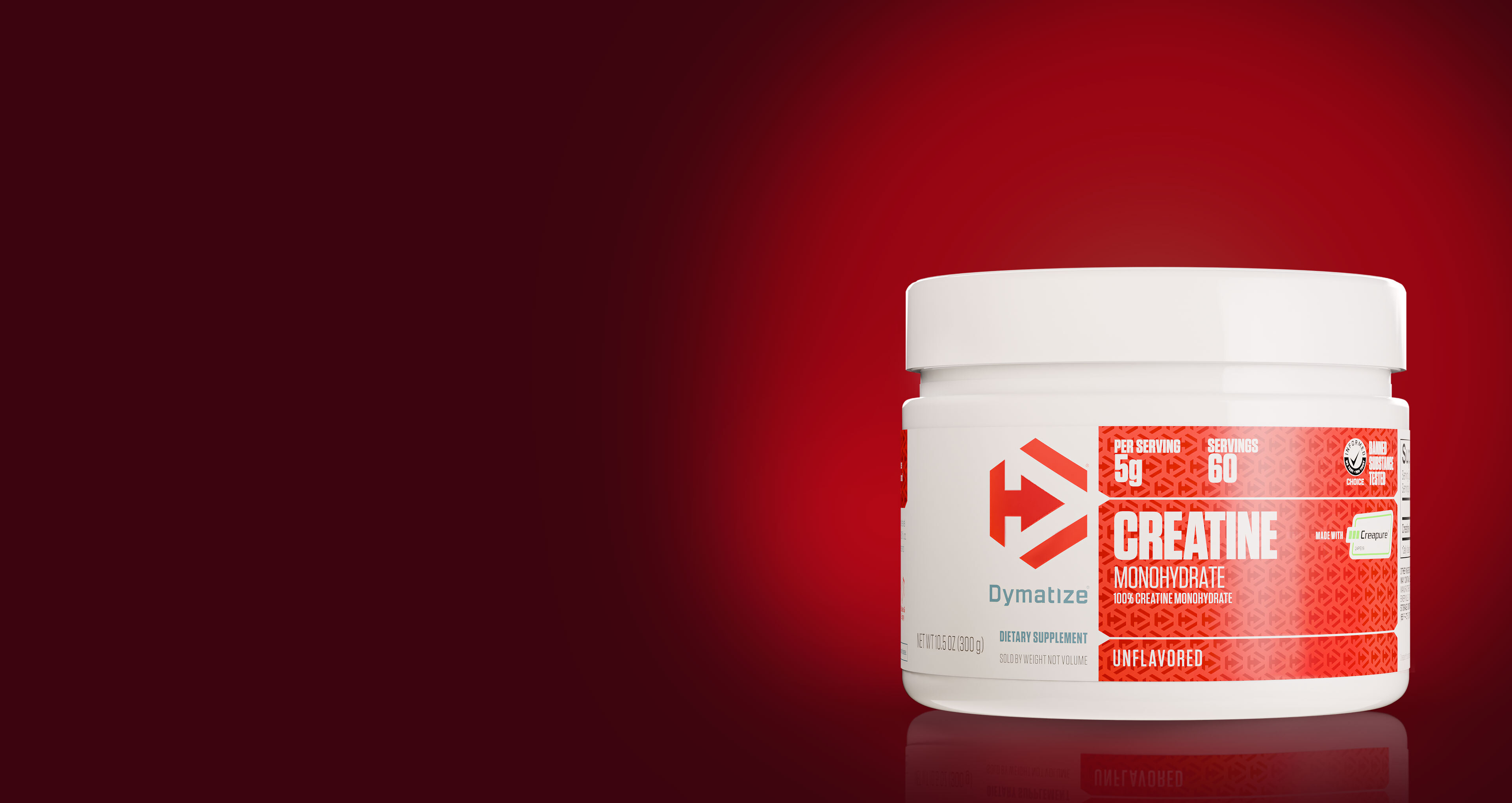 a single tub of Dymatize Creatine.